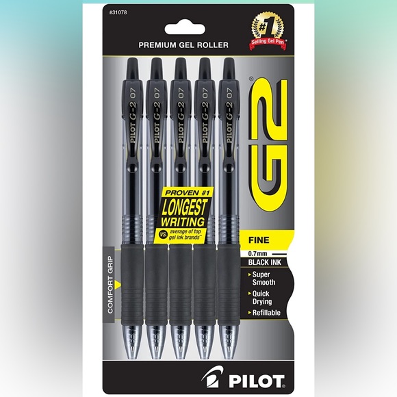 pilot Office Pilot G2 Premium Refillable Retractable Rolling Ball